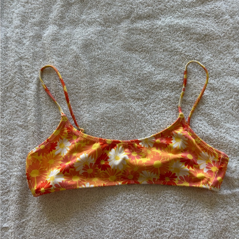 PacSun LA Hearts Floral Bikini Top